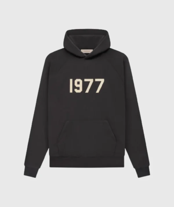 Essentials Hoodie Black 1977 - Fear Of God