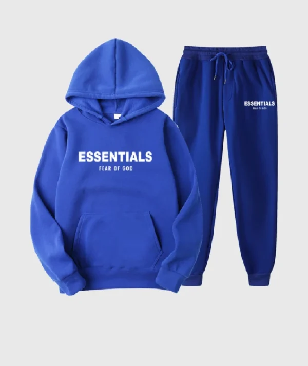 Essentials Fear of God Anzug Blau