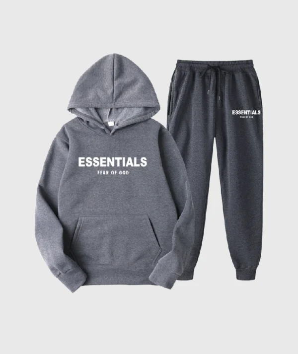 Essentials Fear of God Anzug Dunkel Grau