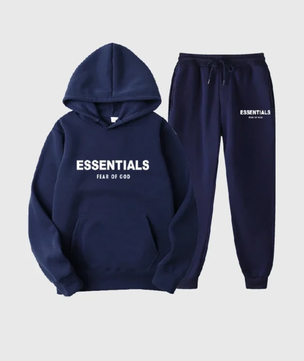 Essentials Fear of God Anzug Marineblau