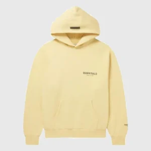 Essentials Fear Of God Yellow Hoodie