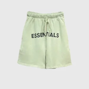 Light Green Fear of God Essentials Shorts