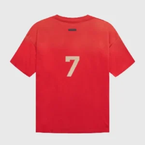 Fear of God Essentials Red T Shirt