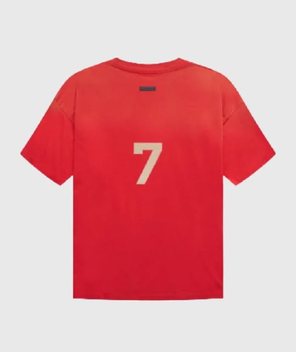 Fear of God Essentials Red T Shirt