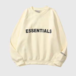 Essentials Hoodie Beige Sweatshirts